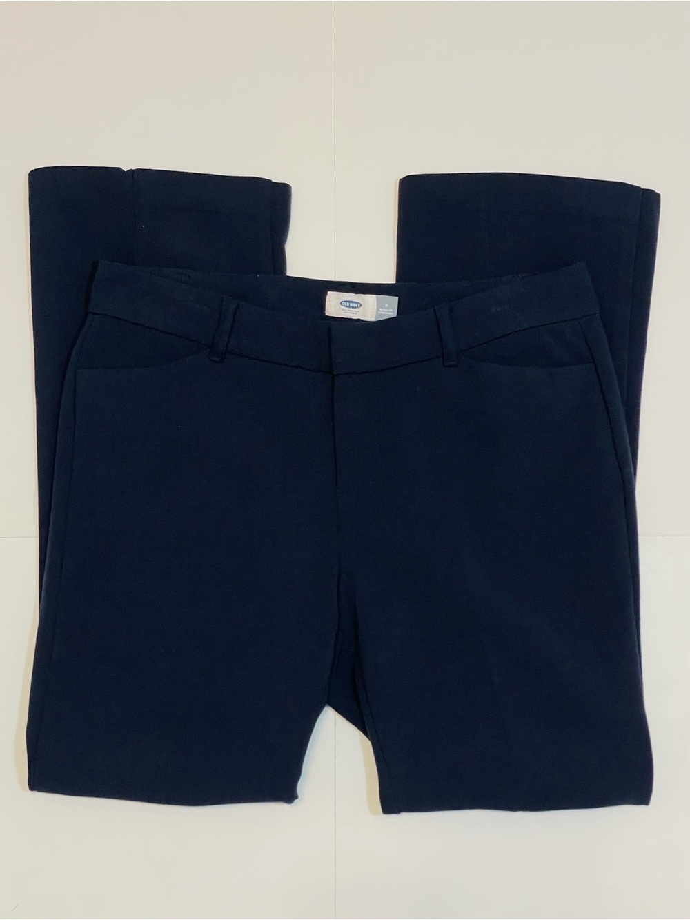 Old Navy Straight-Leg Navy Women’s Dress Pants Size 6